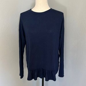 Express Ruffle Tunic Sweater